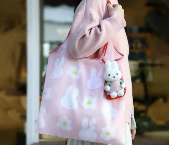 nijntje bag charm - nina met rugzak (incl boodschappentas) 