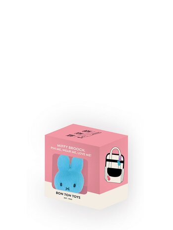 nijntje fuzzy broche teal in giftbox 