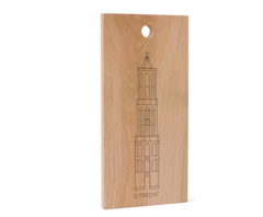 Binthout eikenhouten borrelplank Domtoren 20/40 Binthout eikenhouten borrelplank Domtoren 20/40