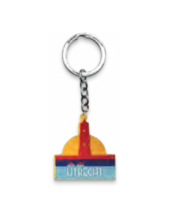 Silhouet sleutelhanger Utrecht rubber Silhouet sleutelhanger Utrecht rubber