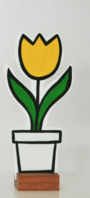 Roses are Red houten tulp geel Roses are Red houten tulp geel