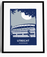 Lucas van Hapert 40/50 zeefdruk Galgenwaard