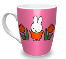 nijntje mok relax -  tulpen roze