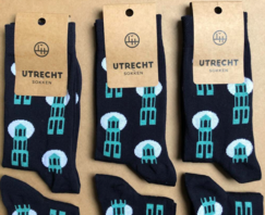 Domtoren sokken donkerblauw 35/38 Lucas van Hapert