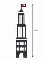 Roses are Red – reusable window stickers Dom Tower (47 cm) Roses are Red – reusable window stickers Dom Tower (47 cm)