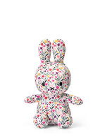 Miffy sitting cuddly toy - all over tulips - 23 cm