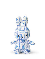 Miffy sitting cuddly toy - all over Delft blue - 23 cm