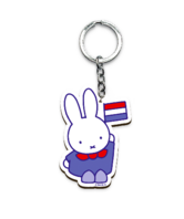 Miffy wooden keychain - Dutch Flag