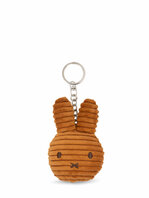 Miffy flat corduroy keychain - Cinnamon Miffy flat corduroy keychain - Cinnamon