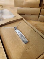 Linescapes halsketting Domtoren - RVS zilver Linescapes halsketting Domtoren - RVS zilver