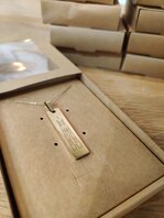 Linescapes halsketting Domtoren - RVS goud Linescapes halsketting Domtoren - RVS goud