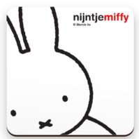 miffy coaster snout white