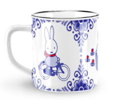 Miffy ceramic mug - souvenir blue