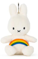 miffy cuddly toy white withrainbow   keychain 10 cm miffy cuddly toy white withrainbow   keychain 10 cm