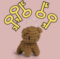 Handmade sleutelhanger - snuffie Handmade sleutelhanger - snuffie