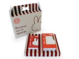 nijntje geschenkset - zeep & opbergdoosje - rood