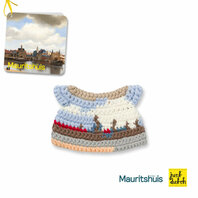 Handmade outfit - View of Delft jurk