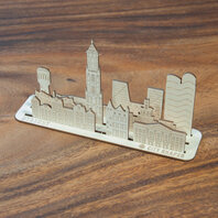 Cityshapes skyline kaartje Utrecht groot