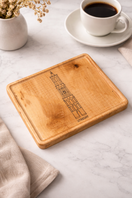 Binthout koffie dienblad met Domtoren